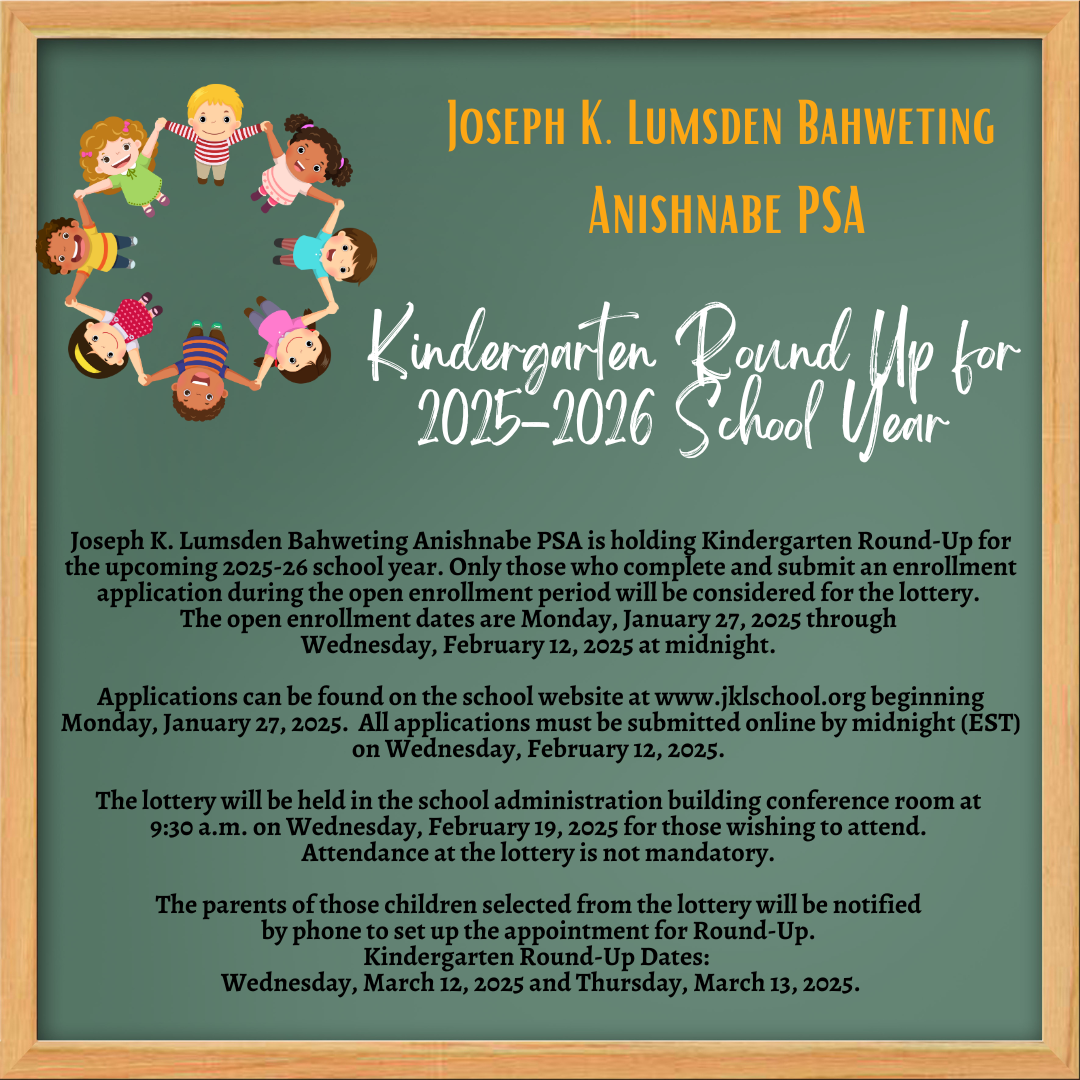 JKL Kindergarten Round Up for 2025 2026